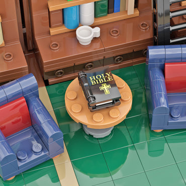 Holy Bible - Minifig Accessory - Custom Printed - Made using LEGO® Parts