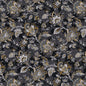 Black Footstool Charcoal Cotton Wideback Fabric Per Yard