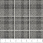 Black Gray Glen Check Haberdashery Flannel Fabric per Yard