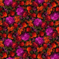 Black Hot Midnight Floral Cotton Wideback Fabric per yard