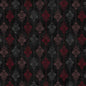 Black Operetta Damask Stripe Cotton 43"/44" Fabric Per Yard