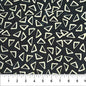 Black Scattered Triangle Celebration Cotton 44/45 Fabric Per Yard