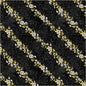 Black Verona Verita Vine Cotton 44/45 Fabric Per Yard