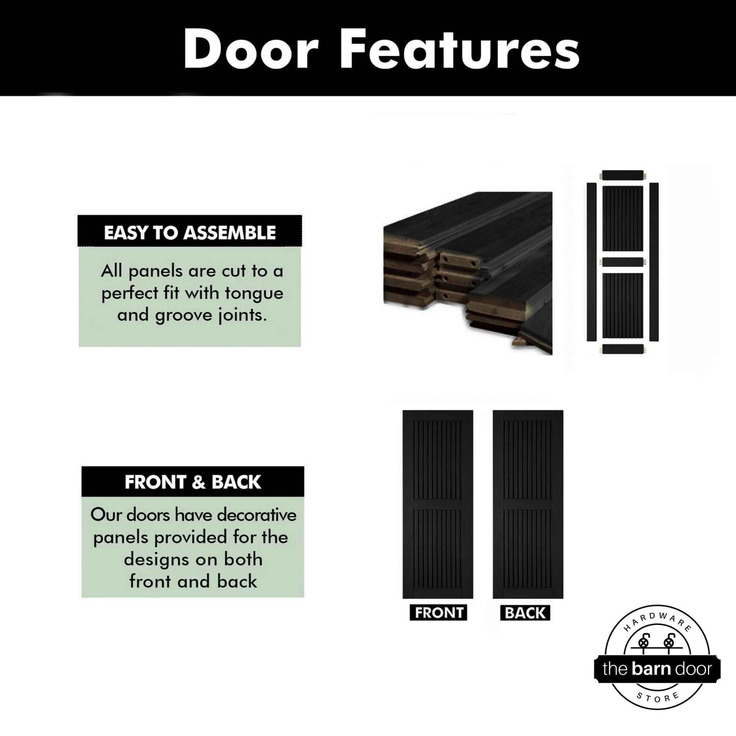 Vertical Slat DIY Barn Door