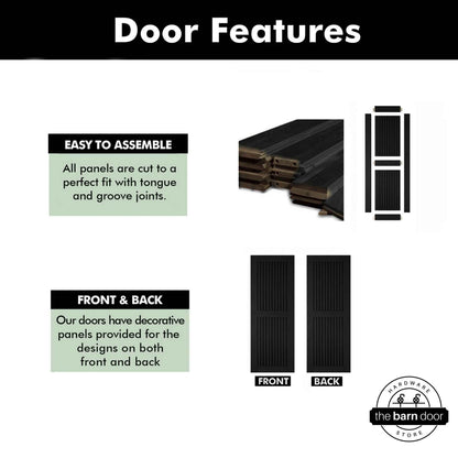 Vertical Slat DIY Barn Door