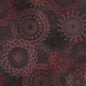Black and Maroon Operetta Lace Flowers Cotton 43"/44" Fabric Per Yard