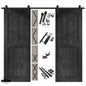 Classic Double Barn Door Kit | Black Hardware