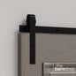 J Strap Heavy Duty Sliding Barn Door Hardware Kit