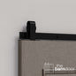 J Top Mount Heavy Duty Sliding Barn Door Hardware Kit
