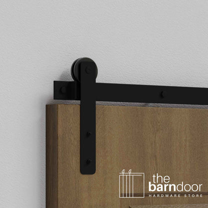 Modern Straight Strap Barn Door Hardware Kit