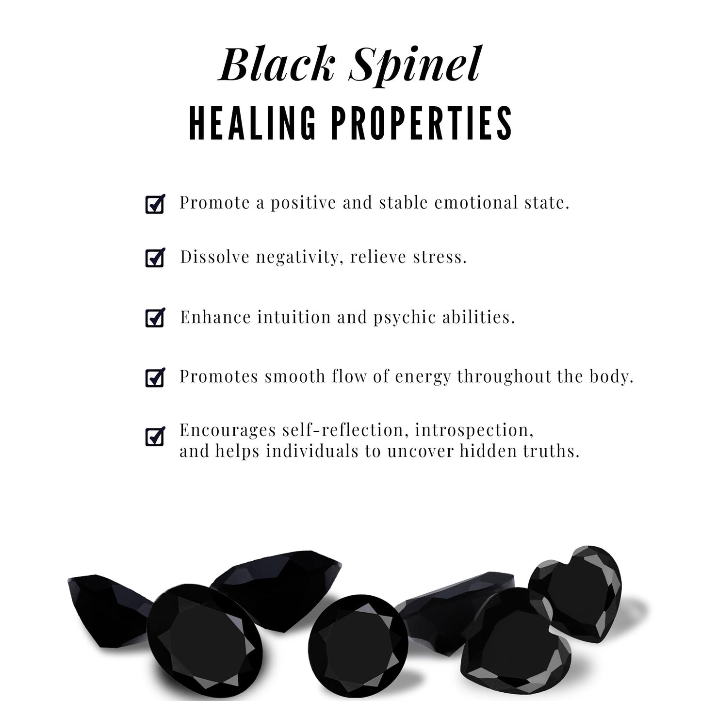 Dainty Floral Earrings with Round Cut Black Spinel
