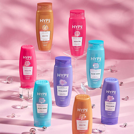 Hyp Me Sulfate-Free Anti-Hair Loss Shampoo with Caffeine & Biotin - Gentle, Strengthening, 11.83 fl oz