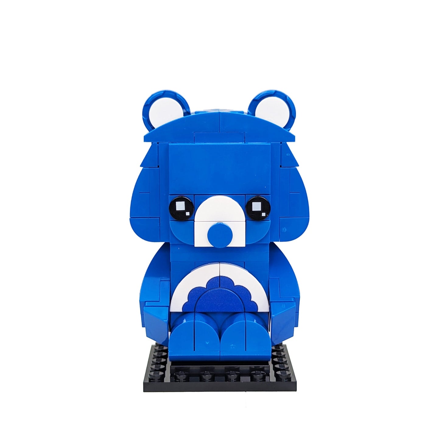 Blue Friendship Bear Brick Building Set - Custom Building Set - Made Using LEGO® Parts