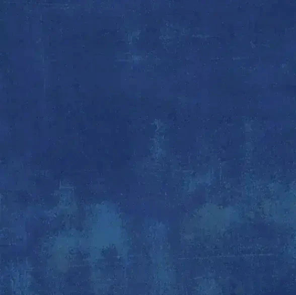 Blue Cobalt Grunge Cotton Wideback Fabric - ( 1 3/4 Yard Pack )