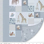 Blue Double Lush Velvet 58/60" Blue Safari Stargazing