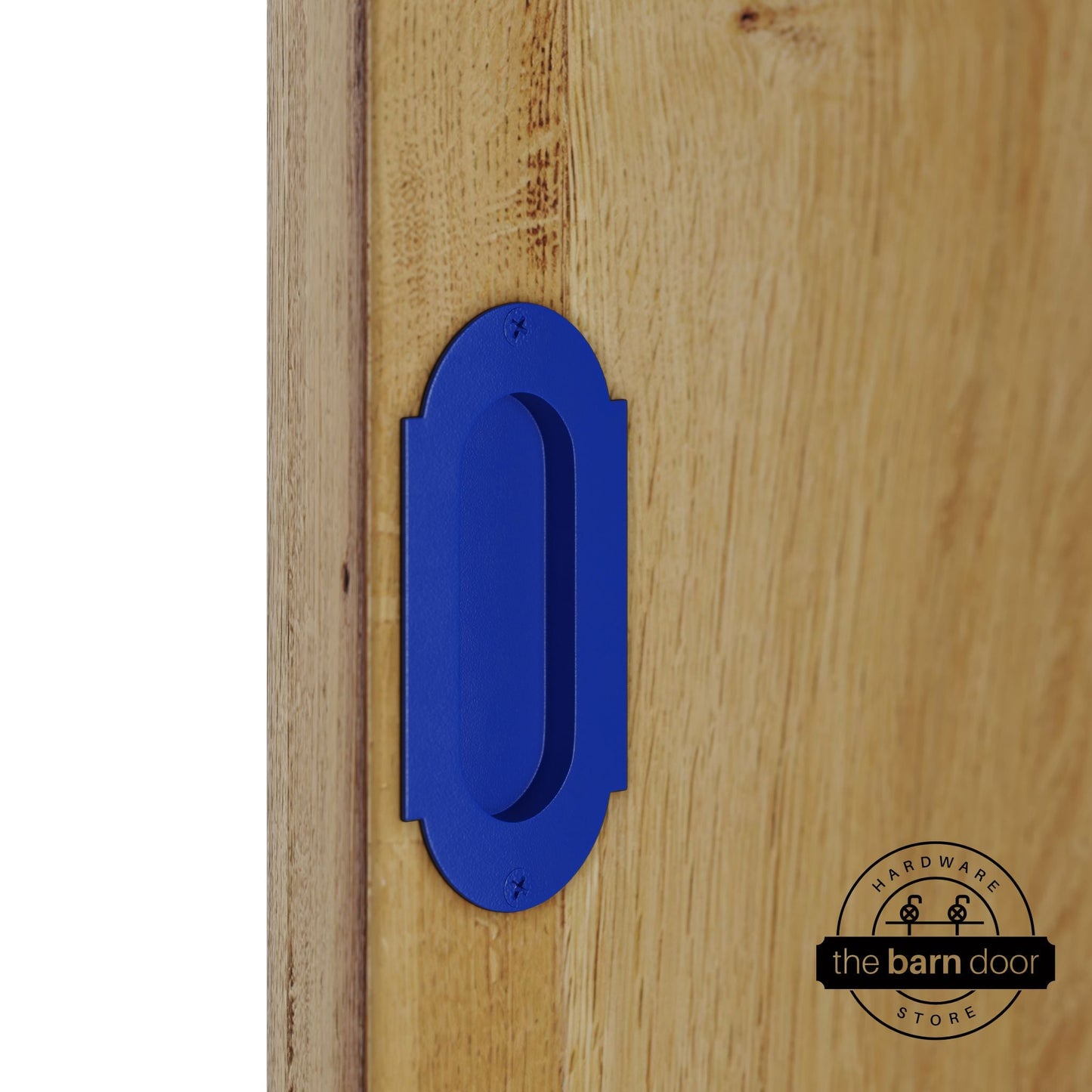 Barn Door Full Radius with Wings Flush Pull