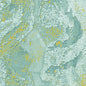 Blue Green Dried Clay Turquoise Cotton 44"/45" Fabric Per Yard
