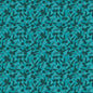 Teal Dahlias at Dusk Leaf & Berries Silhouettes Cotton 44"/45" Fabric Per Yard