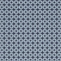Blue Modern Refinement Circle Grid Geo Cotton 43"/44" Fabric Per Yard