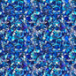 Blue Mosaic Blooms Blender 108 Wide Back Cotton Fabric Per Yard