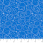 Blue Outlines Tossed Yardage Squishmallows Cotton 44"/45" Fabric Per Yard