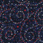 Blue USA Stars Navy Cotton Wideback Fabric per yard