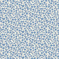 Blue Viney Floral Cotton Wideback Fabric per yard