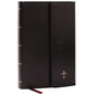 NKJV Compact Paragraph-Style Bible W/ 43,000 Cross References, Black Leatherflex W/ Magnetic Flap, Red Letter, Comfort Print: Holy Bible, New King Jam - Imitation Leather
