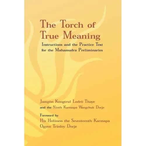Torch of True Meaning: Instructions and the Practice for the Mahamudra Preliminaries - Paperback