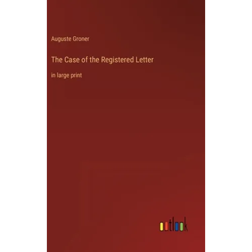 The Case of the Registered Letter: in large print - Hardcover