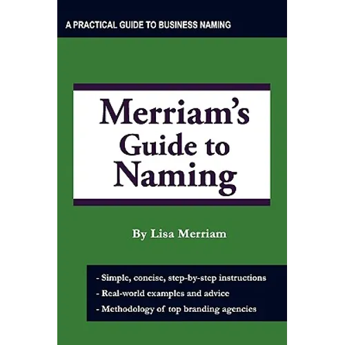 Merriam's Guide to Naming - Paperback
