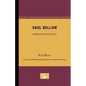 Saul Bellow - American Writers 65: University of Minnesota Pamphlets on American Writers - Paperback
