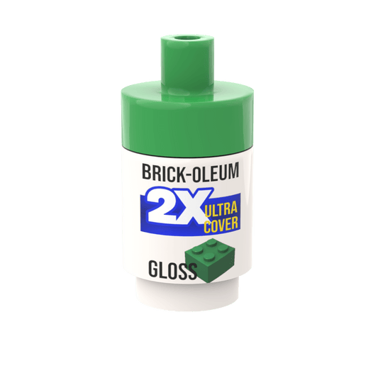 Spray Paint Can (Bright Green) - Custom Printed Minifig Scale - Made Using LEGO® parts