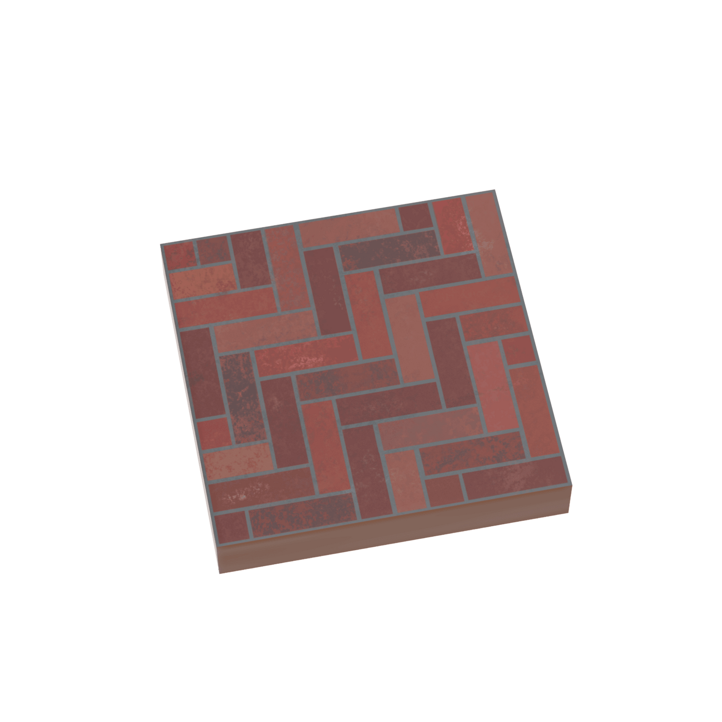 Brick Floor Tile - Custom Printed - Made Using a LEGO® Tile