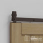 J Top Mount Heavy Duty Bifold Barn Door Hardware Kit | 8 Door Biparting
