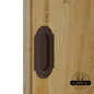 Barn Door Full Radius with Wings Flush Pull
