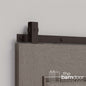 Flat Top Top Mount Heavy Duty Sliding Barn Door Hardware Kit