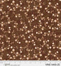 Brown Vine Scroll Cotton Wideback Fabric per yard