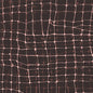 Brown Wiggly Plaid Cotton 44"/45" Fabric Per Yard
