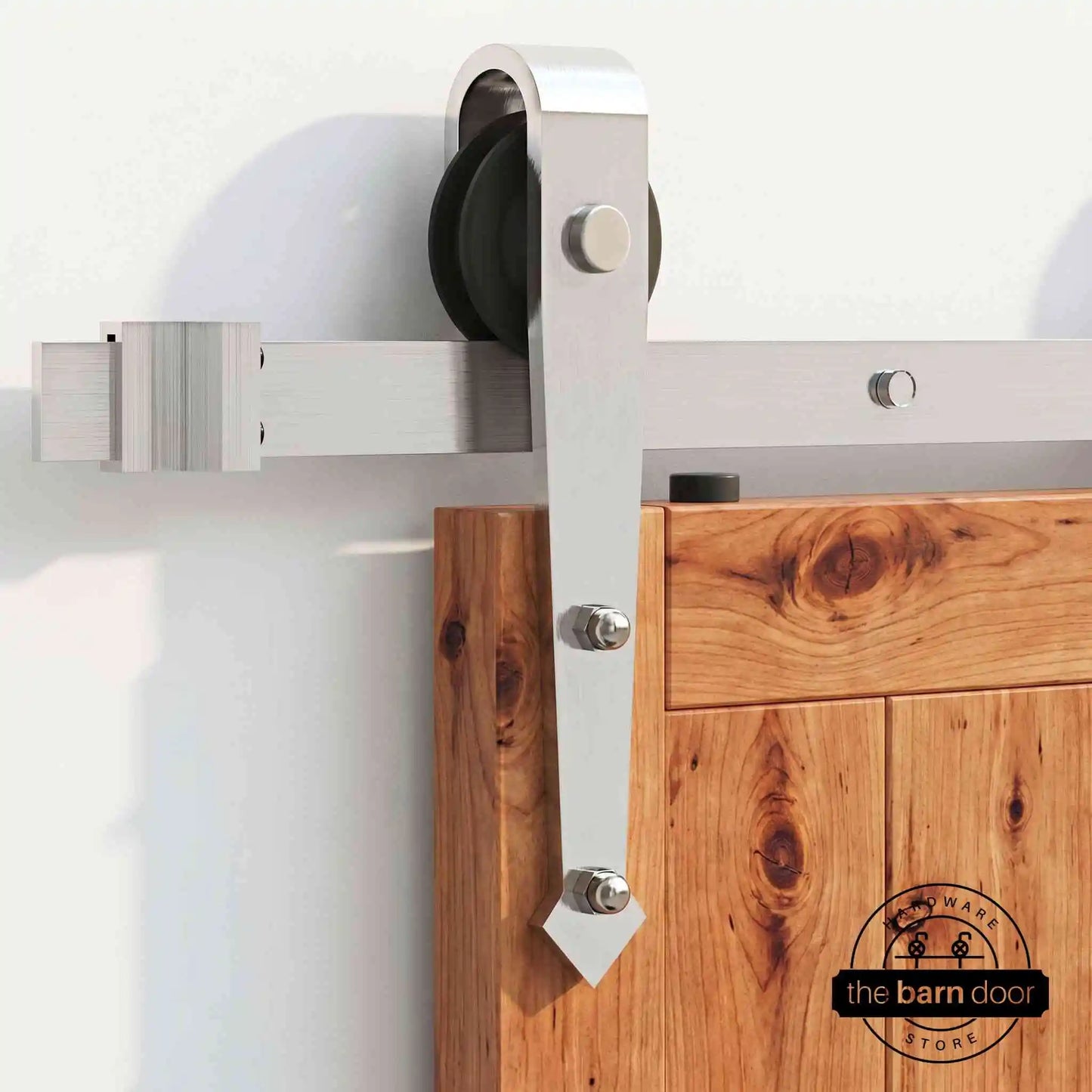 Classic Double Barn Door Kit | Brushed Nickel Hardware