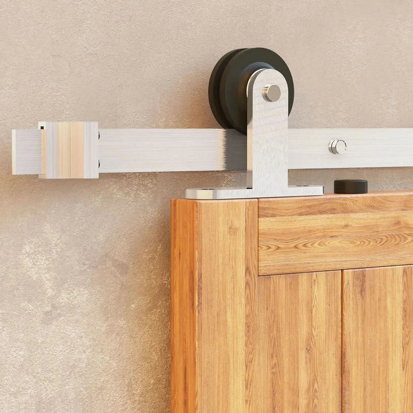 Classic Double Barn Door Kit | Brushed Nickel Hardware