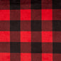 Buffalo Check Cuddle�� Scarlet/Black 58/60" Fabric Per Yard