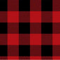 Buffalocheck Cloud Cuddle Scarlet Fabric per yard