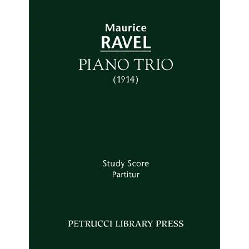 Piano Trio: Study score - Paperback