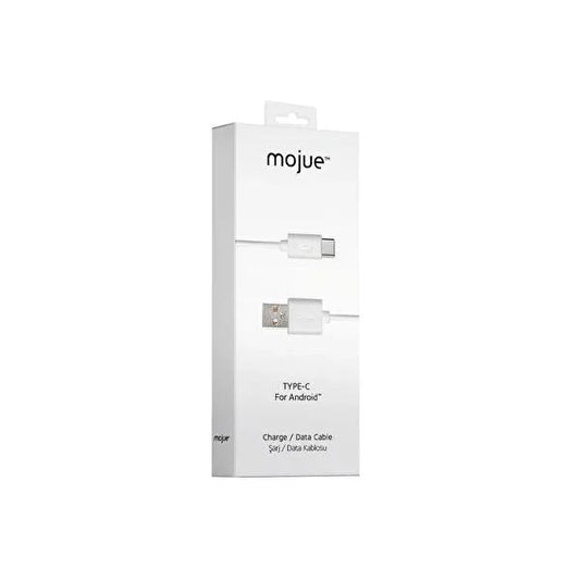 Mojue USB Type-C Charging Cable: Fast Charge & Data Sync - 100cm USB-A to USB-C Cord for Android & More - White