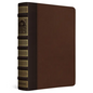 ESV Church History Study Bible: Voices from the Past, Wisdom for the Present (Trutone, Brown/Walnut, Timeless Design) - Imitation Leather