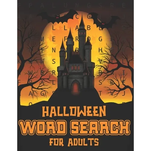 Halloween Word Search For Adults: Halloween Word Search Large Print Puzzle Book Fun For Adults - Paperback