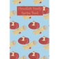 Hanukkah Family Recipe Book: Simple Blue Pomegranates Personal Write-In Cookbook - Paperback