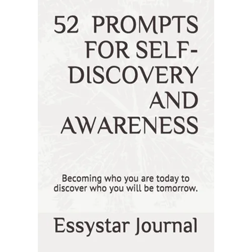 52 Prompts for Self-Discovery and Awareness - Paperback