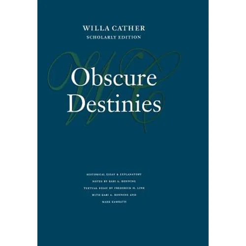 Obscure Destinies - Hardcover